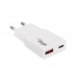Wandlader Akyga AK-CH-27 30W USB-C USB-A PD GaN 5-20V / 1.5-3A wit