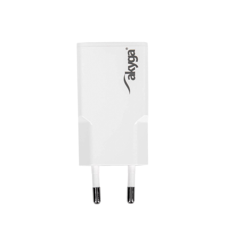 Wandlader Akyga AK-CH-27 30W USB-C USB-A PD GaN 5-20V / 1.5-3A wit