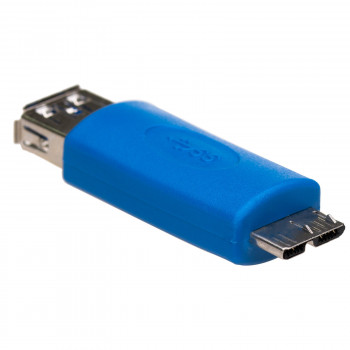 Akyga AK-AD-25 USB-A 3.0 (F) naar Micro USB-B 3.0 (M) OTG-adapter, blauw
