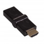 Akyga AK-AD-40 HDMI (m) naar HDMI (v) 180° draaibare haakse adapter, zwart