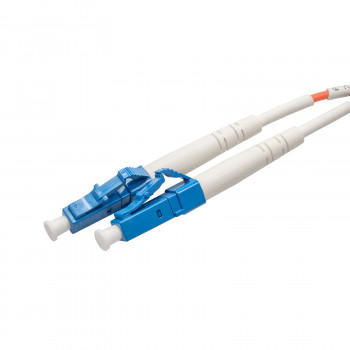 Akyga AK-FC-01 LC naar LC duplex glasvezel-patchkabel, 2 m, zwart