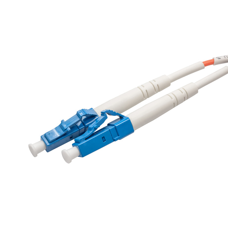 Akyga AK-FC-01 LC naar LC duplex glasvezel-patchkabel, 2 m, zwart