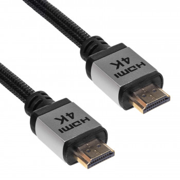 Akyga AK-HD-30P HDMI-kabel v2.0, High Speed met Ethernet, 4K, 3 m, zwart