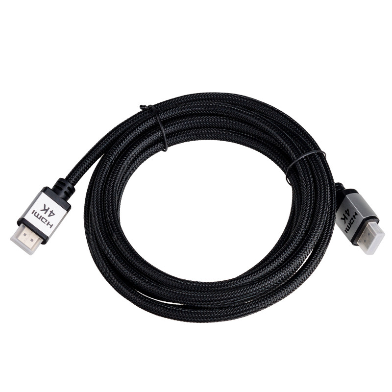 Akyga AK-HD-30P HDMI-kabel v2.0, High Speed met Ethernet, 4K, 3 m, zwart