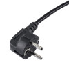 Akyga AK-NB-01C notebook-netkabel CEE 7/7 naar IEC C5, koper 3x0,75 mm², 1,5 m, zwart