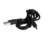 Akyga AK-DC-03 stroomkabel USB-A stekker naar DC 3,5 x 1,35 mm stekker, 0,8 m, zwart