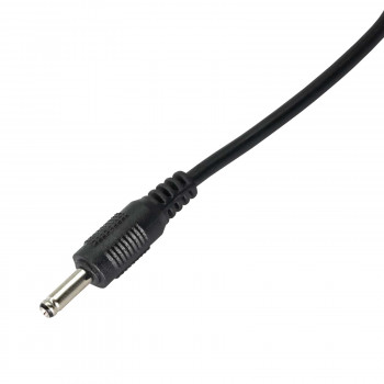 Akyga AK-DC-03 stroomkabel USB-A stekker naar DC 3,5 x 1,35 mm stekker, 0,8 m, zwart