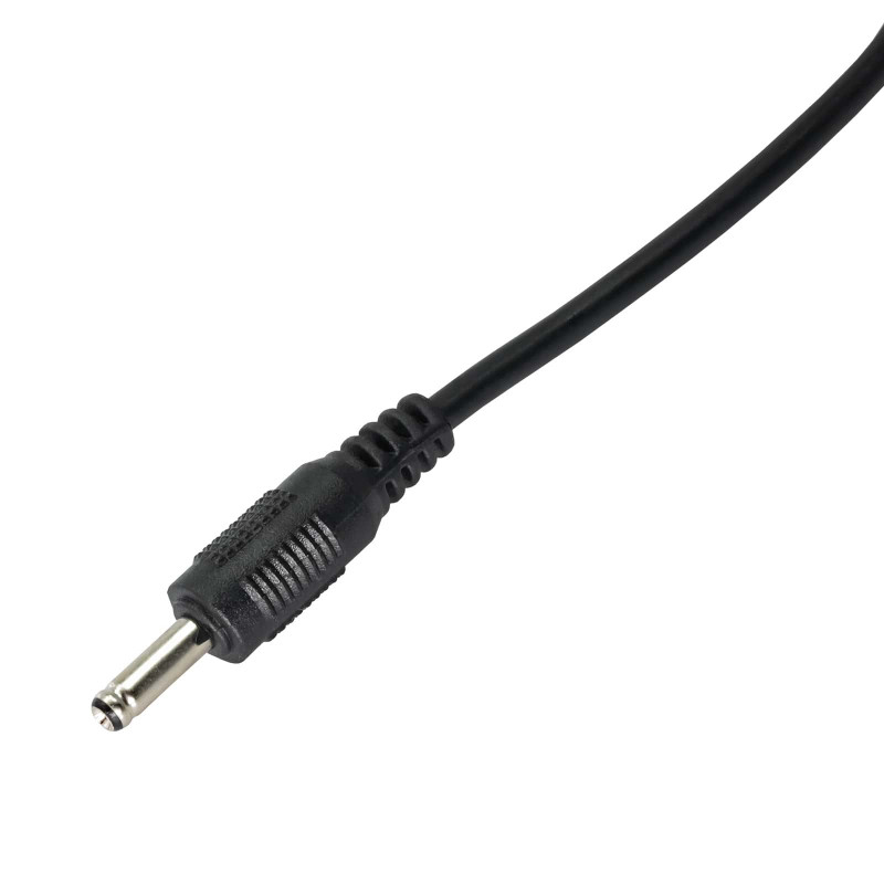 Akyga AK-DC-03 stroomkabel USB-A stekker naar DC 3,5 x 1,35 mm stekker, 0,8 m, zwart