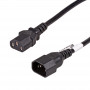 Akyga AK-PC-11A stroomverlengkabel IEC C14 naar IEC C13, CCA 3x0,5 mm², 5 m, zwart
