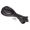 Akyga AK-PC-11A stroomverlengkabel IEC C14 naar IEC C13, CCA 3x0,5 mm², 5 m, zwart