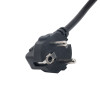 Akyga AK-NB-08A notebook-netkabel CEE 7/7 naar IEC C5, CCA 3x0,5 mm², 1 m, zwart