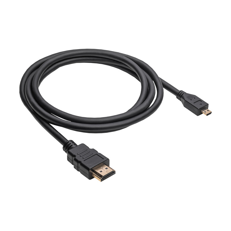 Akyga AK-HD-15R HDMI-naar-micro-HDMI-kabel v1.4, 1,5 m, zwart