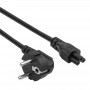 Akyga AK-NB-10A netkabel CEE 7/7 naar IEC C5, CCA 3x0,5 mm², 3 m, zwart