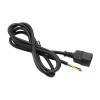 Akyga AK-OT-08C IEC C14 stroomkabel met open uiteinde, 3x 1 mm² koper, 1 m, zwart