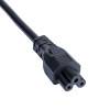 Akyga AK-NB-10C notebook-netkabel CEE 7/7 naar IEC C5, 3x 0,75 mm² koper, 3 m, zwart