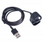 Akyga AK-SW-29 oplaadkabel voor Fitbit Charge 3 / 4, USB-A, 1 m