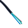Akyga AK-OT-01C netkabel met open uiteinde CEE 7/7 (Schuko), koper 3 x 0,75 mm², 1,5 m, zwart