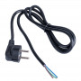 Akyga AK-OT-01P netkabel met open uiteinde CEE 7/7 (Schuko), koper 3 x 1 mm², 1,5 m, zwart