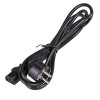 Akyga AK-PC-06C netkabel CEE 7/7 (Schuko) naar IEC C13, koper 3 x 1 mm², 3 m, zwart