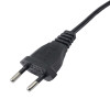 Akyga AK-OT-05A netkabel met open uiteinde CEE 7/16 (Eurostekker), koper 2 x 0,75 mm², 1,5 m, zwart