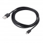 Akyga AK-USB-01 USB 2.0-kabel USB-A (M) naar Micro USB-B (M), 1,8 m, zwart