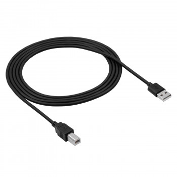 Akyga AK-USB-04 USB 2.0-printerkabel USB-A (M) naar USB-B (M), 1,8 m, zwart