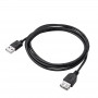 Akyga AK-USB-07 USB 2.0-verlengkabel USB-A stekker naar bus, 1,8 m, zwart