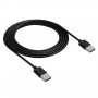Akyga AK-USB-11 USB 2.0-kabel USB-A (M) naar USB-A (M), 1,8 m, zwart