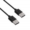 Akyga AK-USB-11 USB 2.0-kabel USB-A (M) naar USB-A (M), 1,8 m, zwart