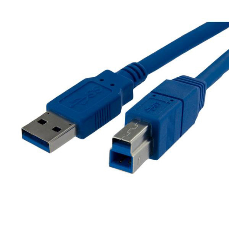 Akyga AK-USB-09 USB 3.0-printerkabel USB-A (M) naar USB-B (M), 1,8 m, zwart