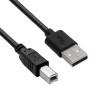 Akyga AK-USB-12 USB 2.0-printerkabel USB-A (M) naar USB-B (M), 3 m, zwart