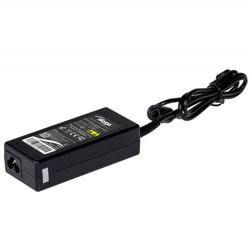 Akyga AK-ND-09 notebookvoeding 18,5 V, 65 W, 4,8 x 1,7 mm, 1,2 m, voor HP