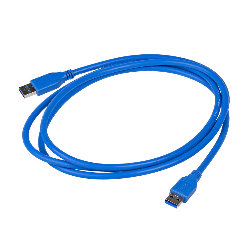 Akyga AK-USB-14 USB 3.0-kabel USB-A (M) naar USB-A (M), 1,8 m, blauw