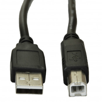 Akyga AK-USB-18 USB 2.0-printerkabel USB-A (M) naar USB-B (M), 5 m, zwart