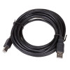 Akyga AK-USB-18 USB 2.0-printerkabel USB-A (M) naar USB-B (M), 5 m, zwart