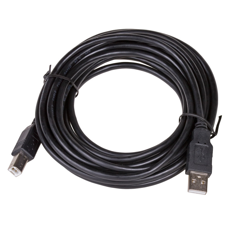 Akyga AK-USB-18 USB 2.0-printerkabel USB-A (M) naar USB-B (M), 5 m, zwart
