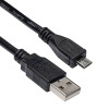 Akyga AK-USB-21 USB 2.0-kabel USB-A (M) naar Micro USB-B (M), 1 m, zwart