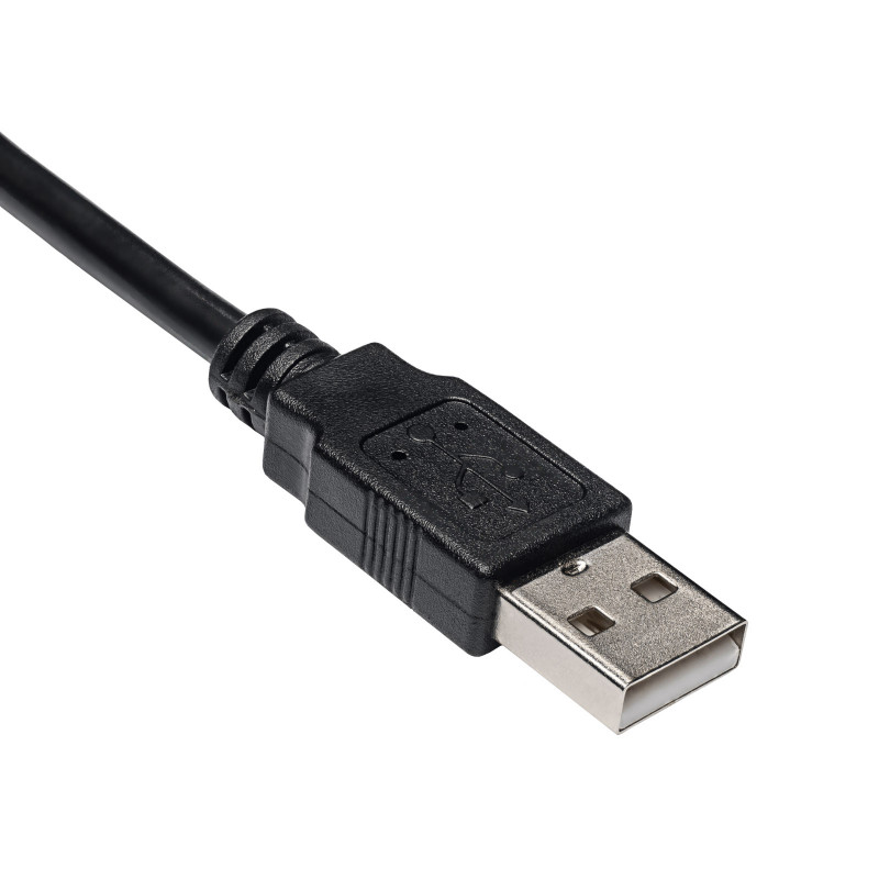 Akyga AK-USB-21 USB 2.0-kabel USB-A (M) naar Micro USB-B (M), 1 m, zwart