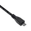 Akyga AK-USB-21 USB 2.0-kabel USB-A (M) naar Micro USB-B (M), 1 m, zwart
