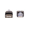 Akyga AK-AD-27 USB-A (F) naar RJ45 (M) adapter, zwart