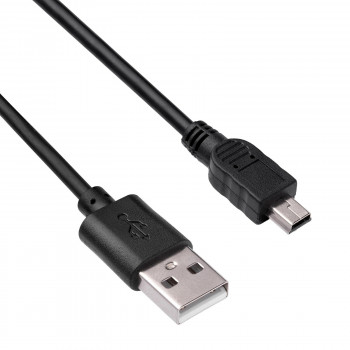 Akyga AK-USB-22 USB 2.0-kabel USB-A (M) naar Mini USB-B 5-pin (M), 1 m, zwart