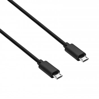 Akyga AK-USB-17 USB 2.0-kabel Micro USB-B (M) naar Micro USB-B (M), 0,6 m, zwart