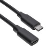 Akyga AK-USB-32 USB-C (M) naar USB-C (F) verlengkabel, USB 3.1, 0,3 m
