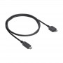 Akyga AK-USB-44 Micro-USB B (M) naar USB-C (M)-kabel, USB 3.1, 1 m