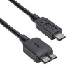 Akyga AK-USB-44 Micro-USB B (M) naar USB-C (M)-kabel, USB 3.1, 1 m