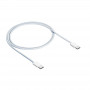 Akyga AK-USB-51 gevlochten USB-C-naar-USB-C-kabel voor iPhone 15, USB 2.0, 60 W, 1 m, wit