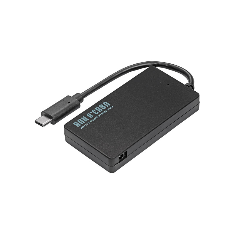 Akyga AK-AD-52 actieve USB-C-hub, USB-C (M) naar 4x USB-A (F), USB 3.1, 20 cm