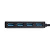Akyga AK-AD-52 actieve USB-C-hub, USB-C (M) naar 4x USB-A (F), USB 3.1, 20 cm