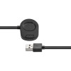 Akyga AK-SW-55 magnetische oplaadkabel voor SUUNTO 7, USB-A, 1 m