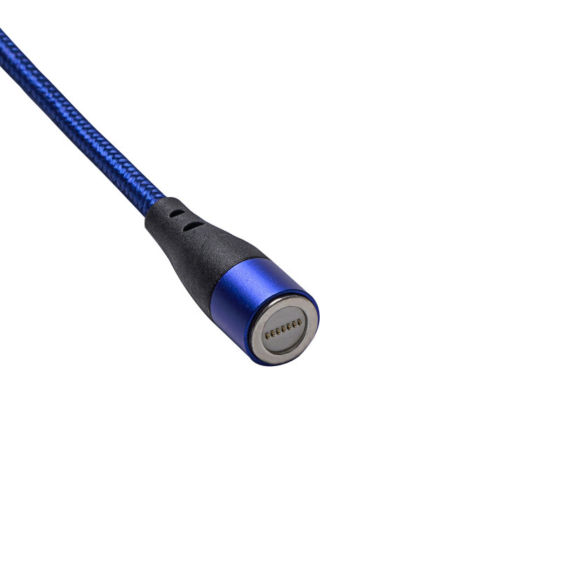 Akyga AK-USB-42 USB-A naar USB-C magnetische kabel, USB 2.0, 1 m